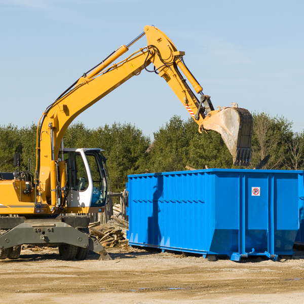 what kind of customer support is available for residential dumpster rentals in Terminous California